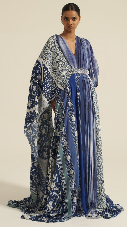 Akuti Long Belted Dress