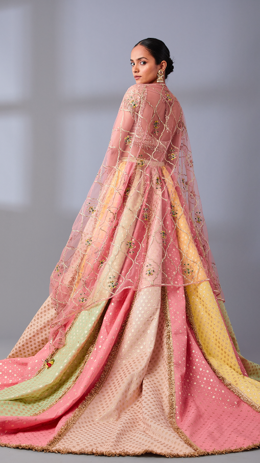 Panchrangi Lehenga