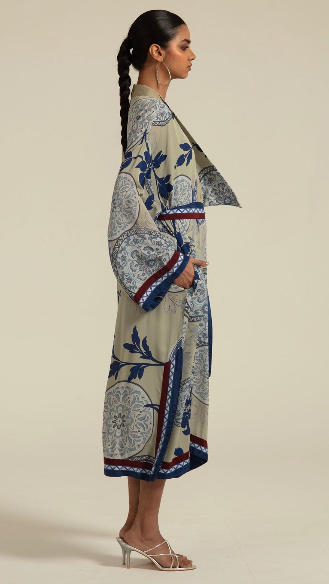 Varya Kaftan Belted Dress
