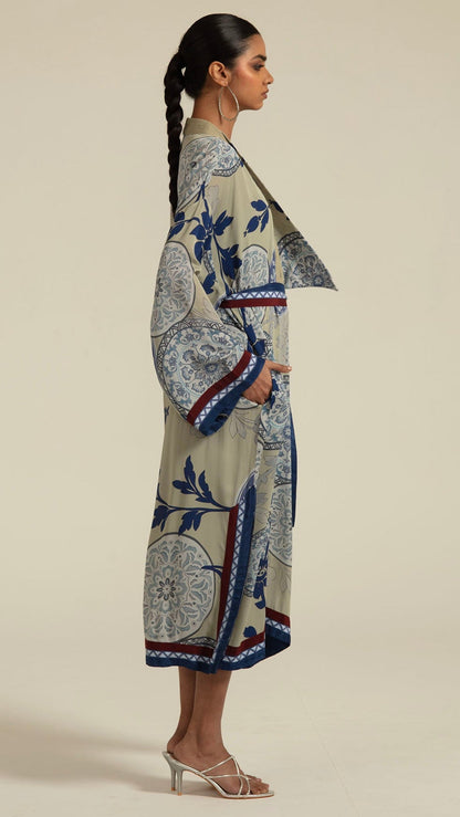Varya Kaftan Belted Dress