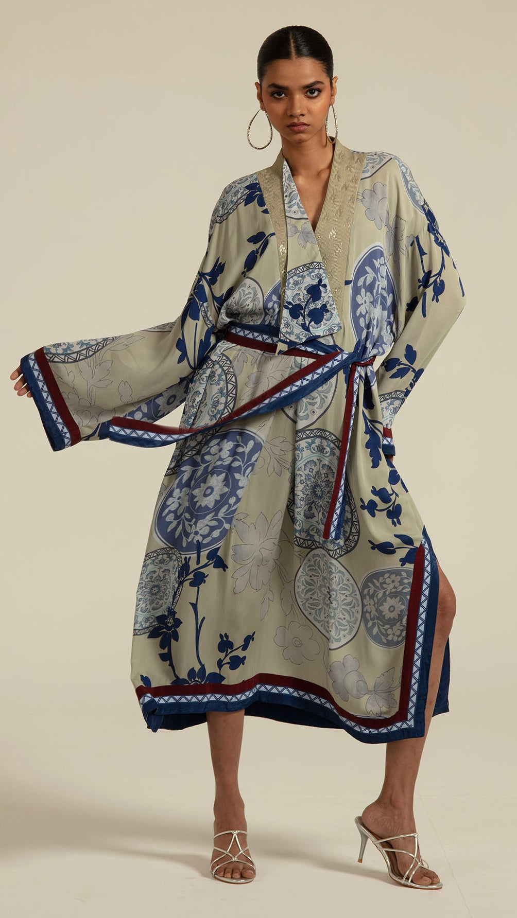 Varya Kaftan Belted Dress