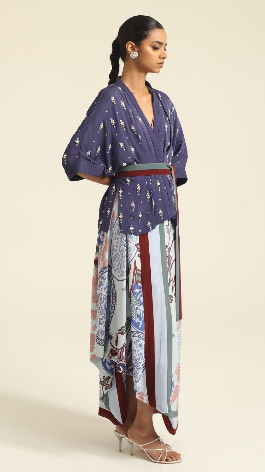 Eraya Belted Jacket and Dress Set