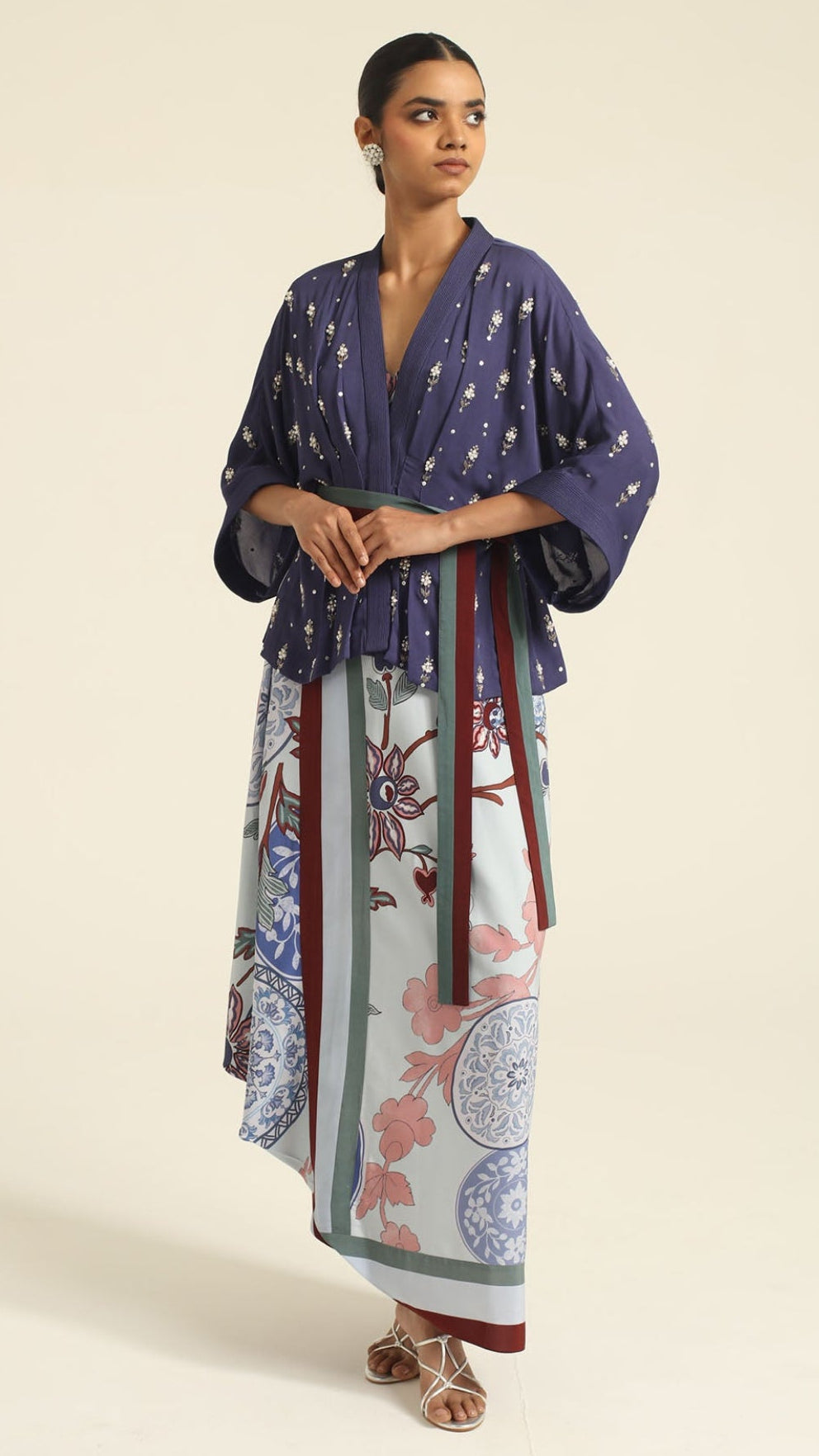 Eraya Belted Jacket and Dress Set