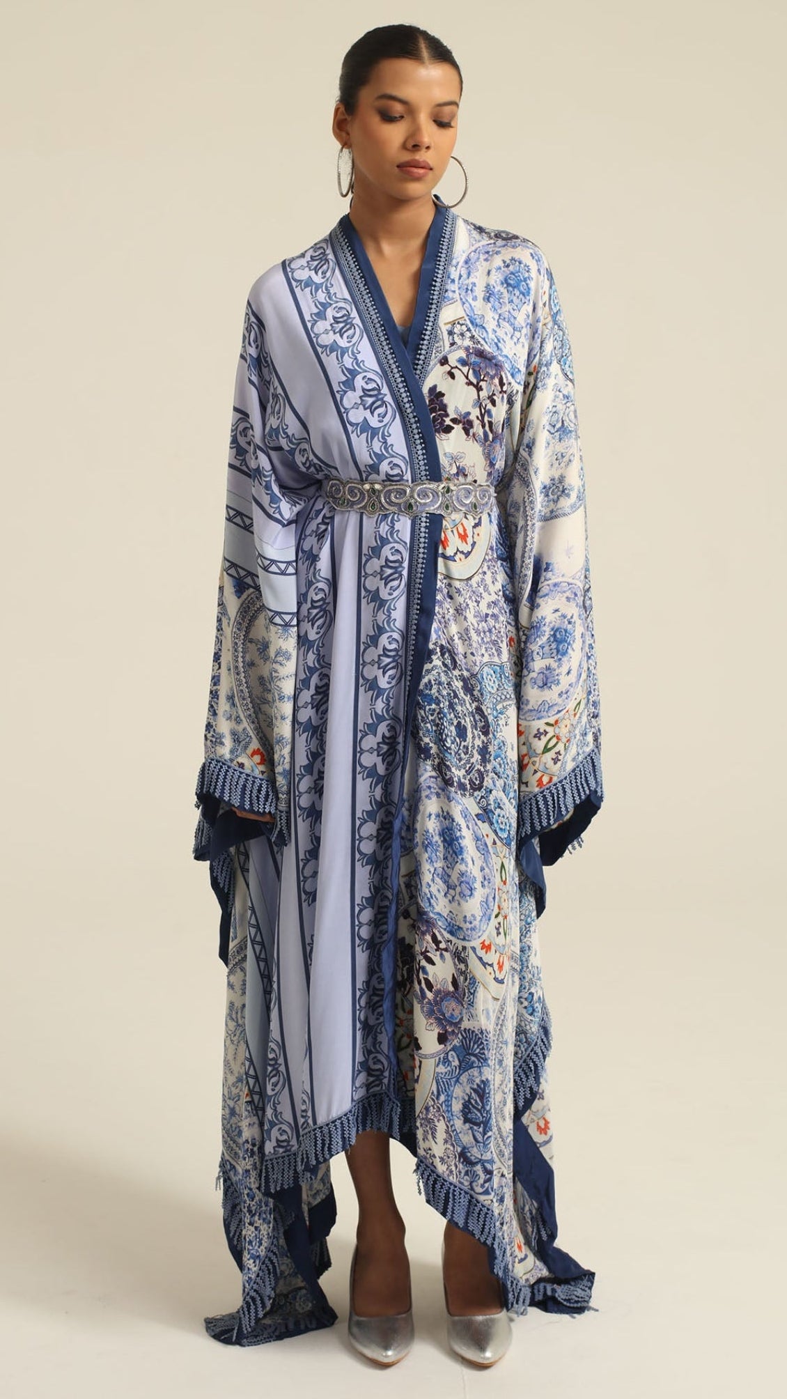 Rasa Belted Kaftan Dress