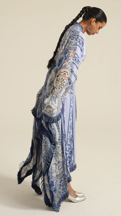 Rasa Belted Kaftan Dress