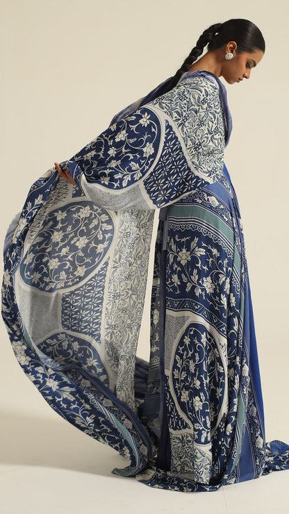 Akuti Long Belted Dress