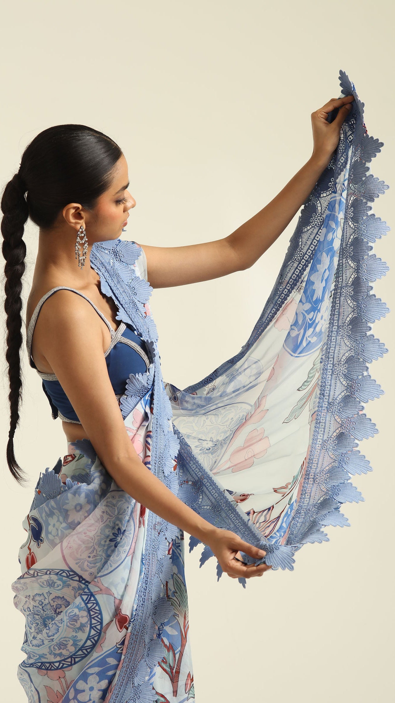 Irha Pre-Draped Saree and Blouse