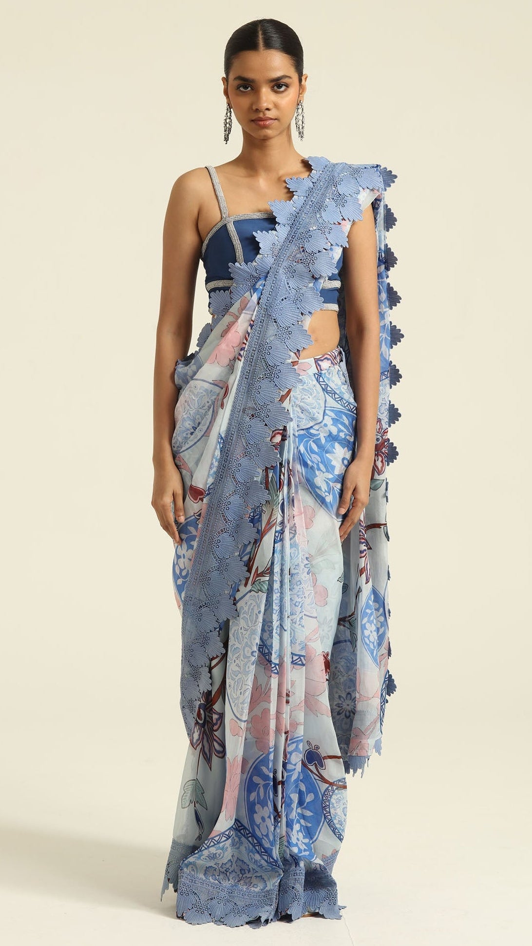 Irha Pre-Draped Saree and Blouse