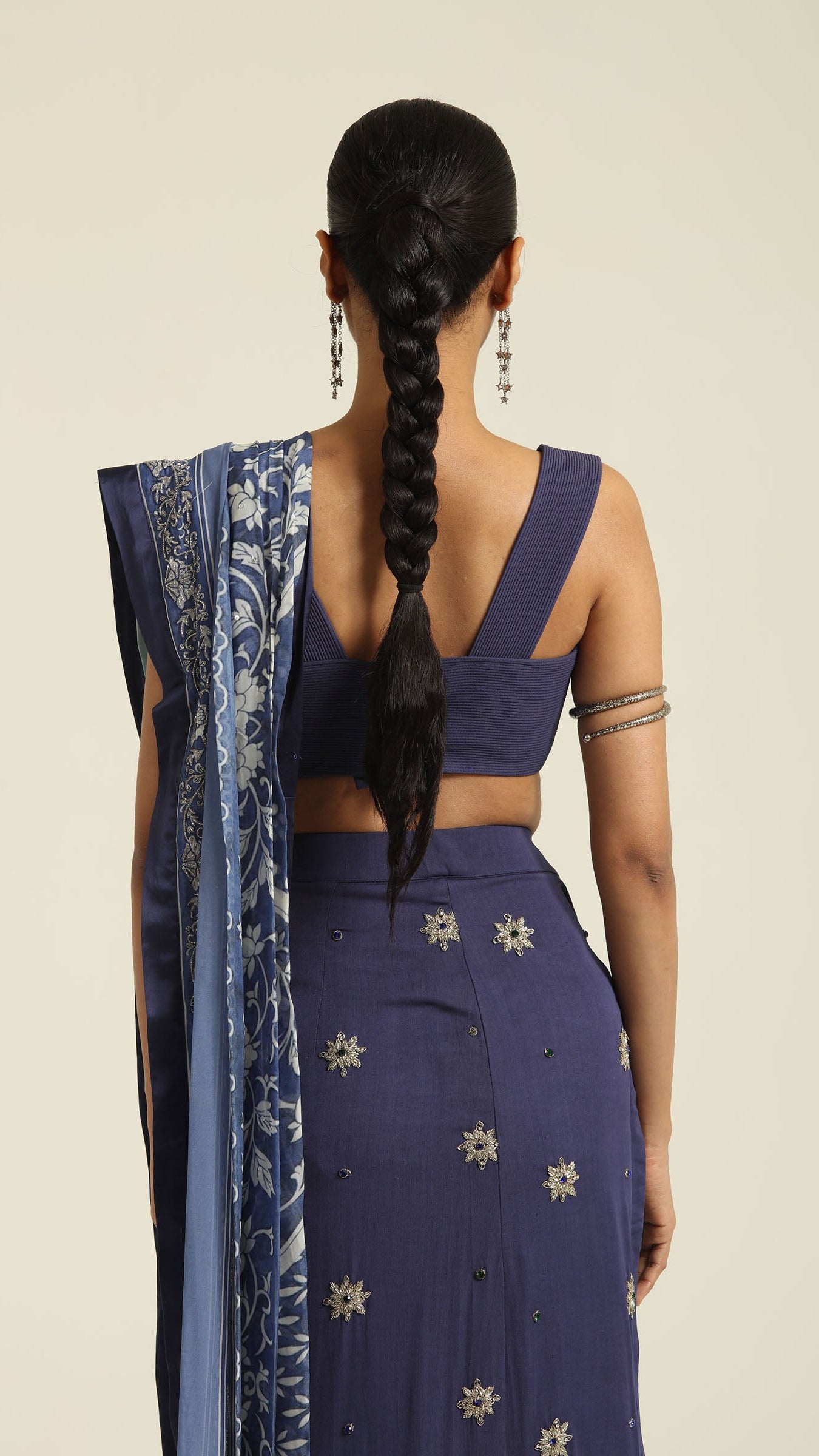 Nazeera Pre-Draped Saree and Blouse
